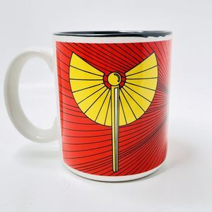 Vtg Enesco Coffee Mug Drs Do It With Patience Funny Logo Good used condition